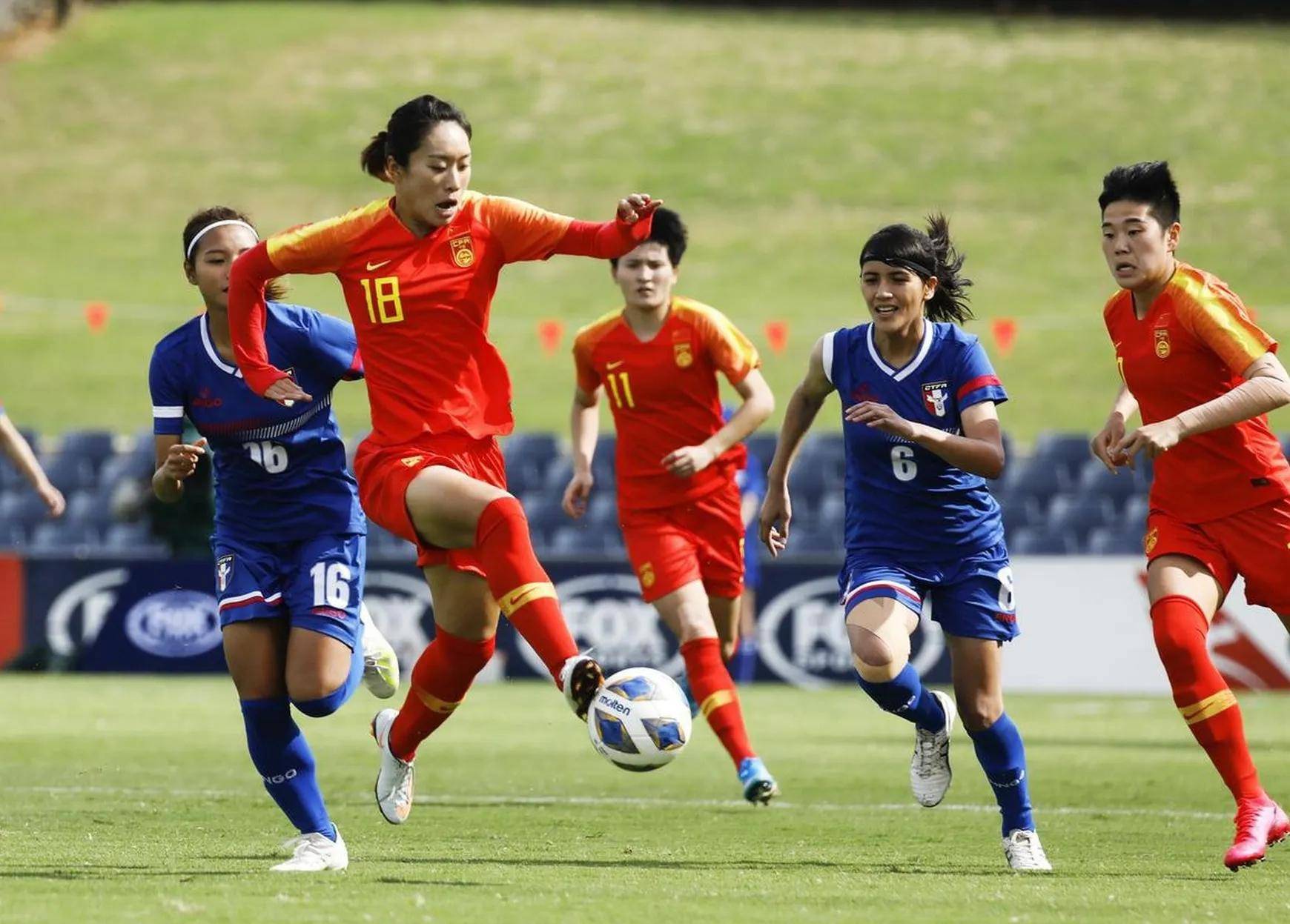 东亚杯-中国女足4-2中国台北两球领先被追平邵子钦双响(东亚杯女足直播回放)